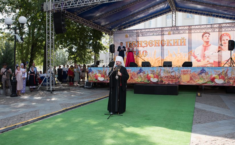 У стен Первохрама состоялся ежегодный фестиваль православной культуры Пензенской области «Спас»