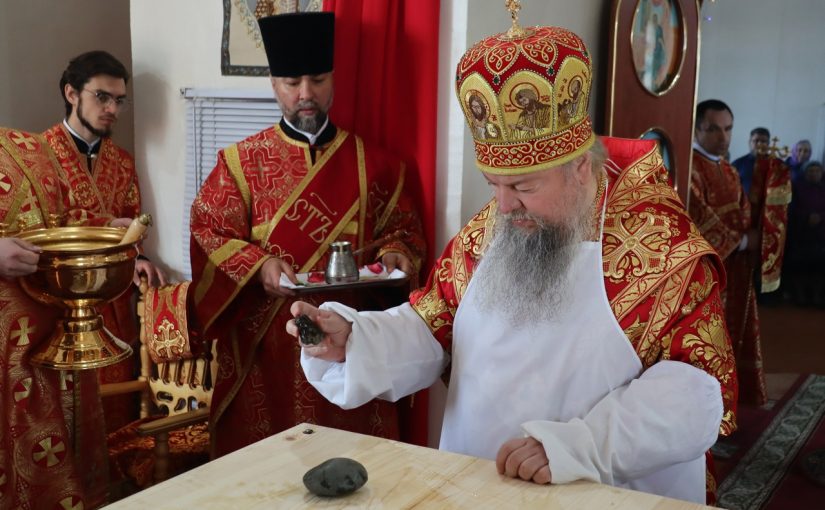 Епископ Митрофан совершил освящение церкви Богоявления Господня с.Вадинска Вадинского района