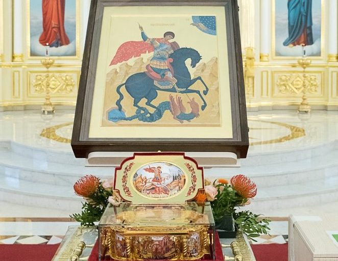 Мощи великомученика Георгия Победоносца принесены в Пензу на два дня