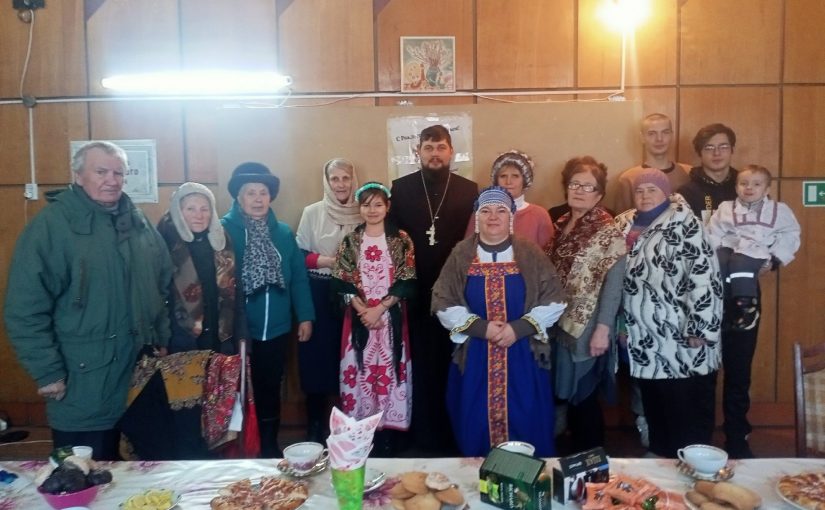 В праздник Рождества Христова иерей Димитрий Пятунин провёл беседу с жителями с.Телегино Колышлейского района