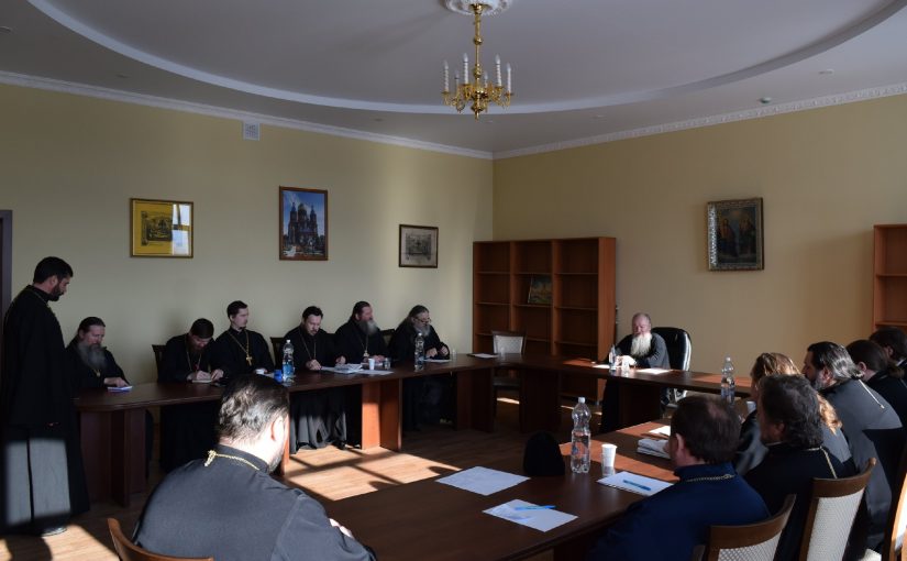 Состоялось очередное Собрание  благочинных Сердобской епархии под председательством епископа Сердобского и Спасского Митрофана