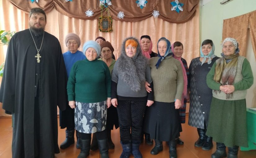 В праздник Сретения Господня иерей Димитрий Пятунин встретился с жителями села Пановка Колышлейского района