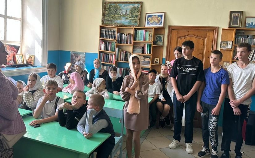 В Никольской церкви с.Поим Белинского района прошло миссионерское мероприятие для обучающихся МОУ СОШ с.Поим