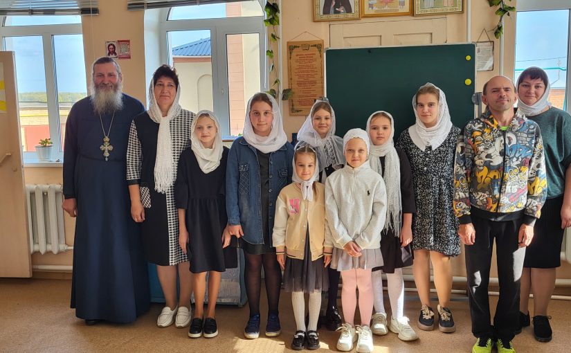 В Воскресной школе при Покровской церкви г.Белинского прошёл первый урок в новом учебном году