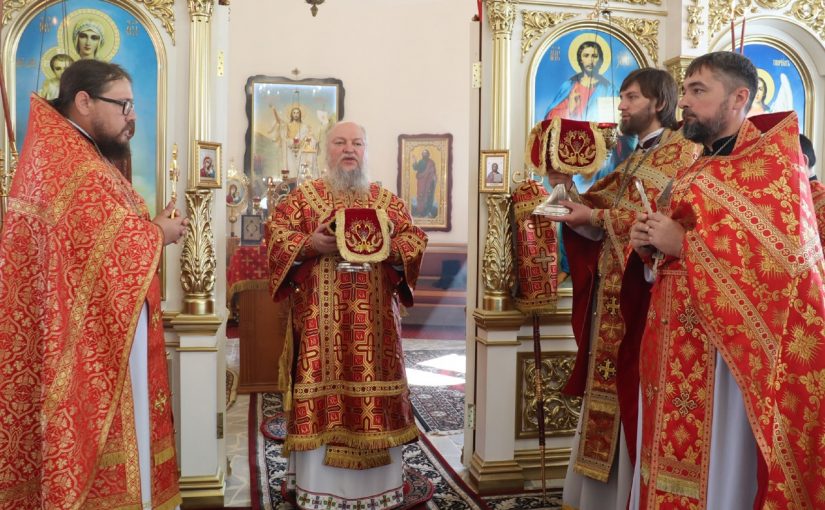 В день Усекновения главы Иоанна Предтечи епископ Митрофан совершил Литургию в храме святого равноапостольного князя Владимира г.Сердобска