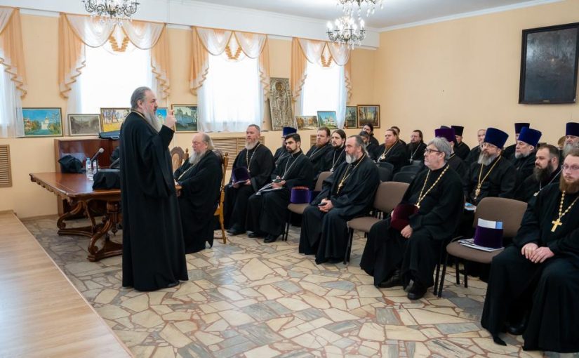 Состоялось расширенное заседание Архиерейского совета Пензенской митрополии