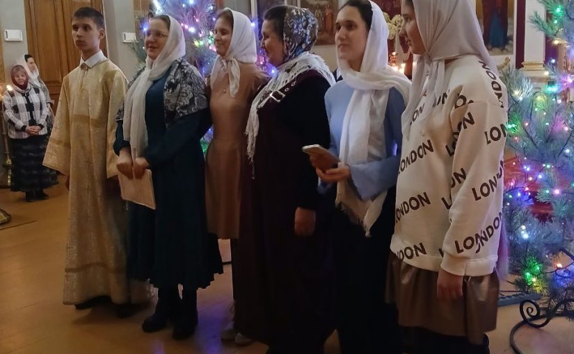 Рождественский концерт юных талантов в Михайло-Архангельской церкви с.Лермонтово Белинского района